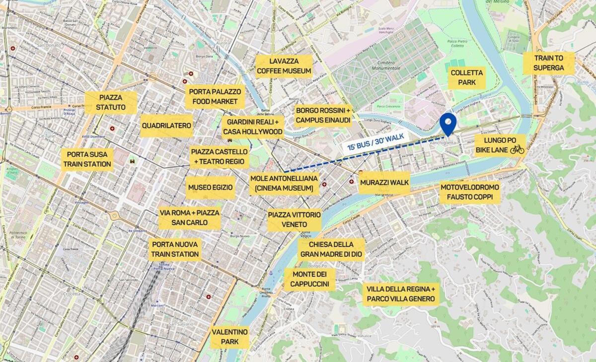 Design Loft With Free Private Parking Appartement Turin